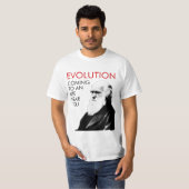 T-shirt drôle d'évolution (Devant entier)