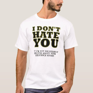 T-shirt drôle d'existence sans enthousiasme