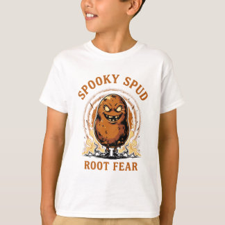 T-shirt drôle d'Halloween de la peur de la racine