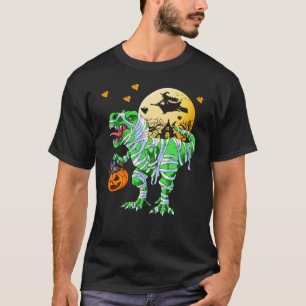 T-shirt Drôle d'Halloween Dinosaure Dino T Rex Effrayant