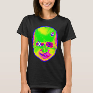 T-shirt Drôle d'Halloween Poutine Clown 1980s Art Rétro Uk