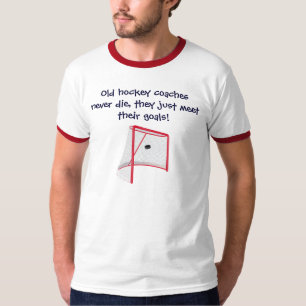 T-shirt drôle d'hockey