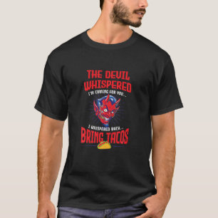 T-shirt Drôle diable latin Whished Apporter Tacos Spanish