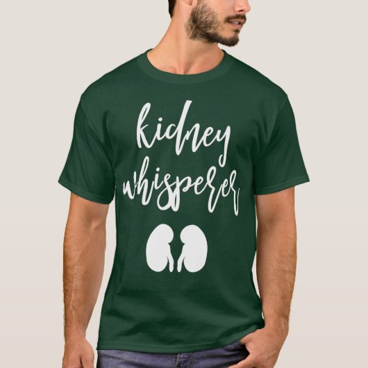 T-shirt Drôle Dialyse Cadeaux Patients Kidney Whisperer (Devant)