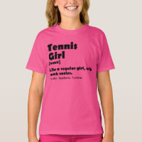 Drôle Dictionnaire de fille de tennis définition