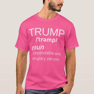 T-shirt Drôle Dictionnaire Trump Définition Républ politiq