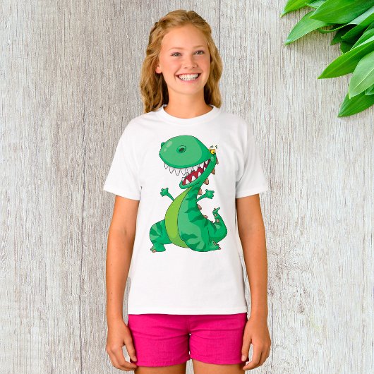 T-shirt Drôle Dinosaure Dinosaure Roaring T-Rex