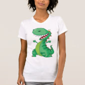 T-shirt Drôle Dinosaure Dinosaure Roaring T-Rex (Devant)
