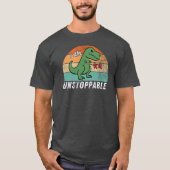 T-shirt Drôle Dinosaure T Rex Je Ne Suis Pas Idéal (Devant)