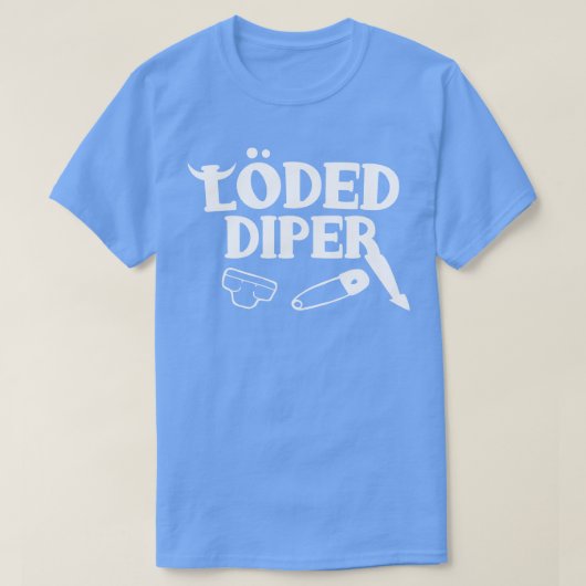 T-shirt Drôle Diper chargé (Design devant)