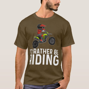 T-shirt Drôle Dirt Vélo Cadeau Hommes Femmes Motocross Rid
