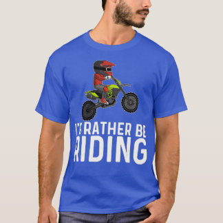 T-shirt Drôle Dirt Vélo Cadeau Hommes Femmes Motocross Rid