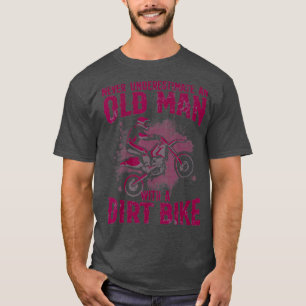 T-shirt Drôle Dirt Vélo Cadeau Pour Motocross Lover Père