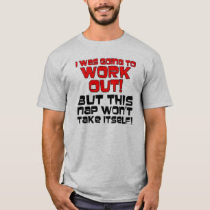 T-shirt drôle disant que la sieste ne se fera pas