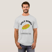 T-shirt Drôle Disque Golf Sober Plus facile par Devis Par (Devant entier)