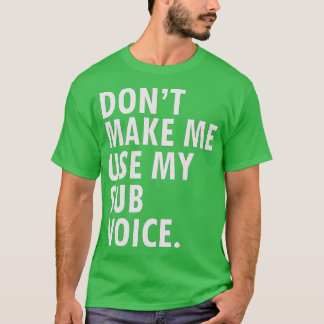 T-shirt Drôle Dit Gay pride LGB Submissive