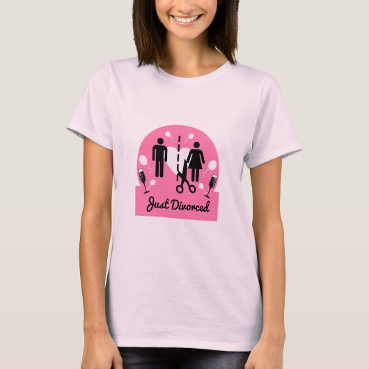 T-shirt Drôle Divorce Sympathy Dons (Devant)