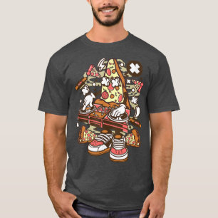 T-shirt Drôle DJ Pizza Cadeau Pour Les Amateurs De Pizza