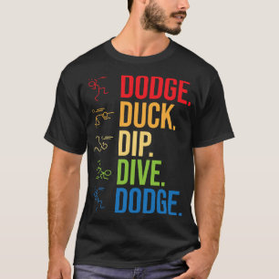 T-shirt Drôle Dodgeball Jeu Dodgeballer joueur de Dodgebal