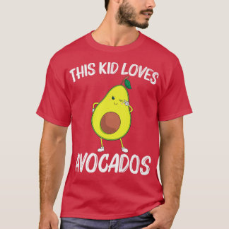 T-shirt Drôle Don Avocado Pour Enfants Garçons Filles Sain