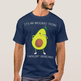 T-shirt Drôle Don Avocado Pour Hommes Femmes Sain Dessert 