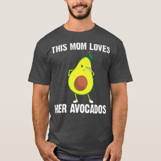 T-shirt Drôle Don Avocado Pour Maman Mère Saine Dessert