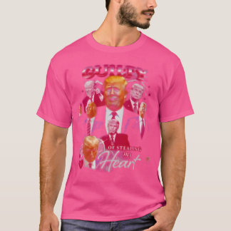 T-shirt Drôle Donald Trump Coupable Voler Mon Coeur