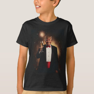 T-shirt Drôle Donald Trump Nye 2025 Fête de la nouvelle an