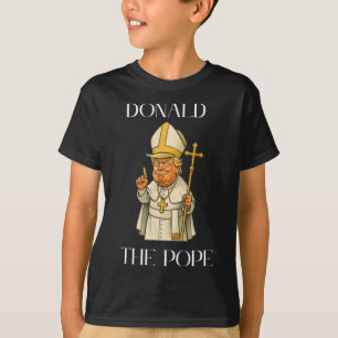 T-shirt Drôle Donald Trump Pope mème drôle