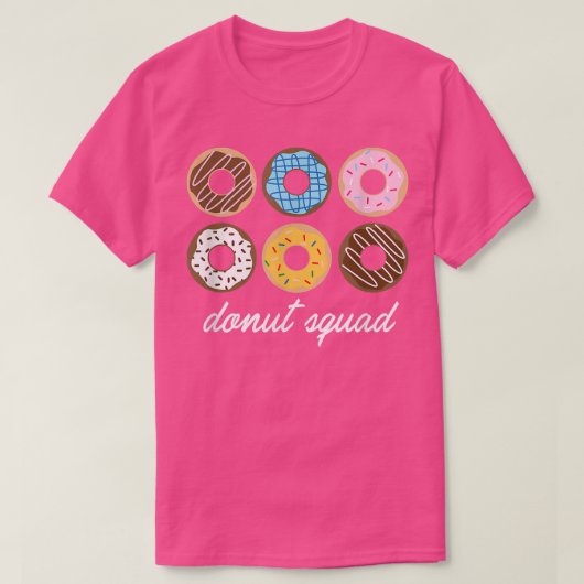 T-shirt Drôle Donut, Donut Squad Mignonne Cadeau (Design devant)