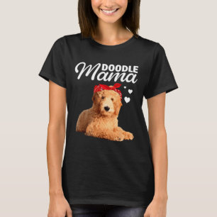 T-shirt Drôle Doodle Mama Design Pour Maman Femmes Goldend
