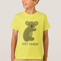 T-shirt drôle d'ours de koala pour des enfants
