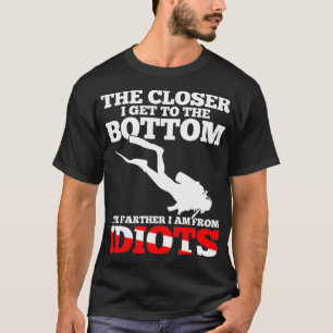 T-shirt Drôle Drapeau Drapeau Citation Plongée Plongée Plo