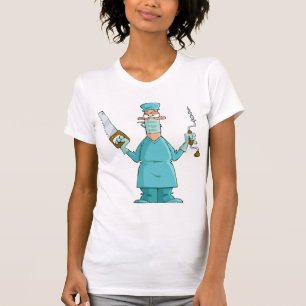 T-shirt Drôle Drôle Chirurgien Cartoon Hilarious Humour Mé
