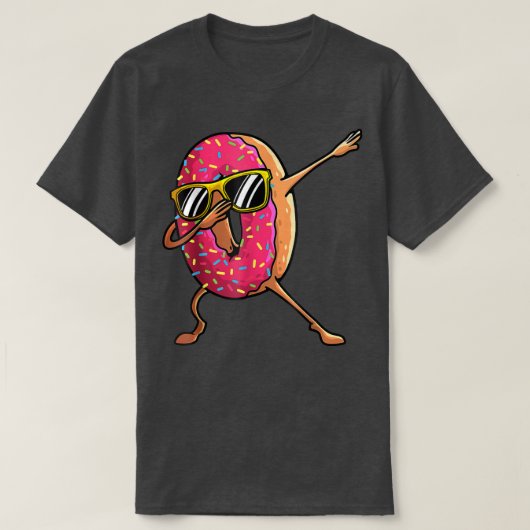 T-shirt Drôle Drôle Conception Donut Pour Garçons Enfants  (Design devant)