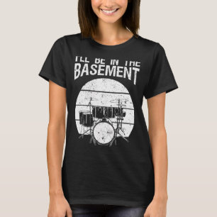 T-shirt Drôle Drummer Art Pour Hommes Femmes Drum Set Drum