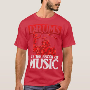 T-shirt Drôle Drummer Cadeau Musicien Citation Drums