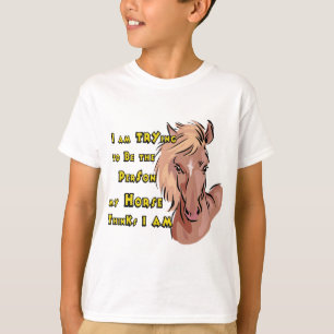 T-shirt Drôle du cheval