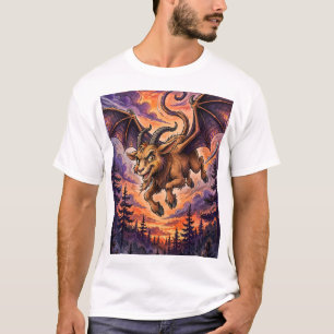 T-shirt drôle du diable du Jersey cryptide