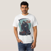 T-shirt drôle du Faucheur – “Je vais rendre visite (Devant entier)