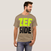 T-shirt drôle du zefside (Devant entier)