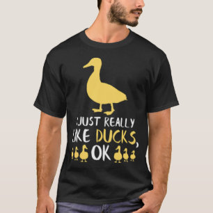 T-shirt Drôle Duck Cadeaux Drôle Oiseau Amoureux Fowl Anim