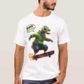 T-shirt Drôle Duck Graphic Tee pour Skaters & Vibes tendan (Devant)