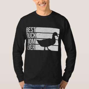 T-shirt Drôle Duck Maman Art Pour Femmes Filles Fête des M