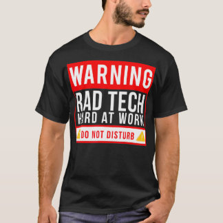 T-shirt Drôle Dur Rad Tech Rad Caractéristique Radiologie 