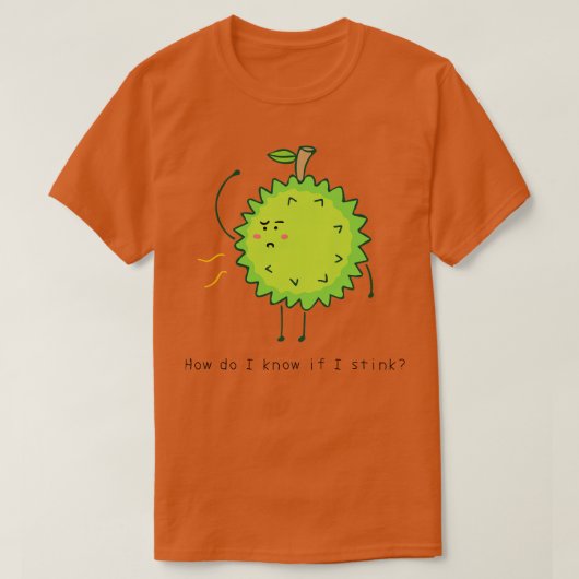 T-shirt Drôle Durian (Design devant)