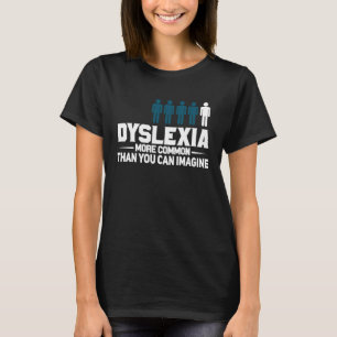 T-shirt Drôle Dyslexie Sensibilisation Lecture Handicap Vi