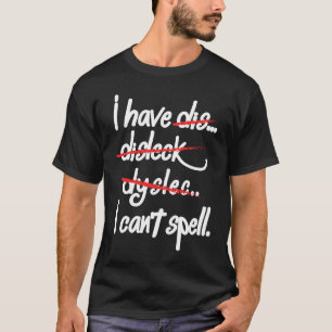 T-shirt Drôle Dyslexie Sensibilisation Lecture Handicap Vi