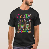 T-shirt Drôle Ear Bunny Ear Irlandais Setter Chien Happ (Devant)