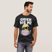 T-shirt Drôle Easter Chicks Me Creuser Hommes Femmes Enfan (Devant entier)